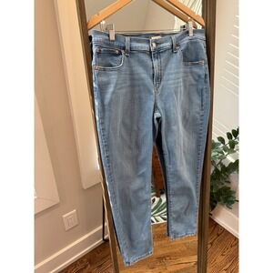 Levi Strauss Co 501 Denim Jeans Light Wash Straight Leg Size 32 Boyfriend Women